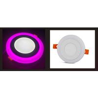 6W 3RENKLİ LED PANEL PEMBE