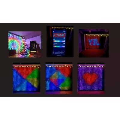 PİKSEL LEDLİ AKILLI PERDE 2X2 MT